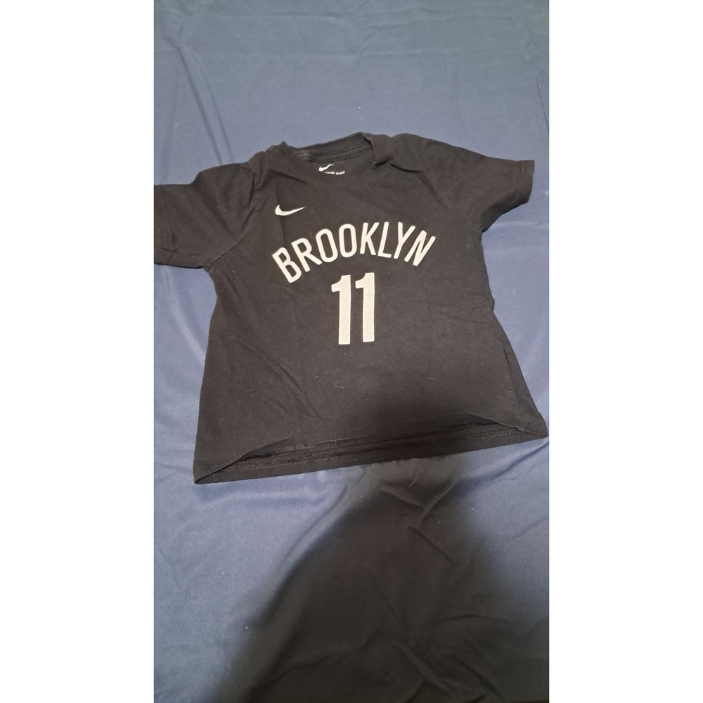 Nike Brooklyn Nets Irving T-Shirt Boys 4T Black NBA Basketball Graphic Tee